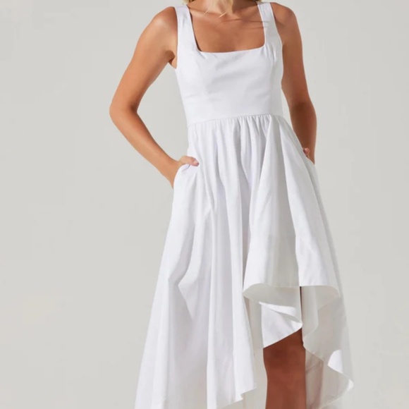 ASTR the Label Allora Asymmetrical Midi Dress XL - Picture 3 of 5